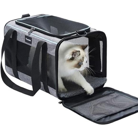 Pet Carrier Soft-Sided Carriers for Cats Small Dogs - Picture 1 of 8